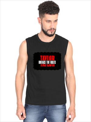 Men's Sleeveless T-Shirt | Regular Fit | 180 GSM Bio-Washed Cotton DTG | Pre-Shrunk, Double Stitched | For Gym & Casual Wear | Personalized | DTG | Bold | Individuality | Rebellion | Everyday | Assertive