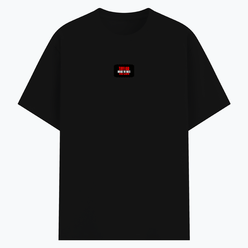 Basic T-Shirt | Unisex Fit, Sizes XS-2XL | 180 GSM Poly-Cotton Blend, DTF Ready | Bio-Wash, Silicon Finish, Durable Stitching | Adults | Personalized | DTF | Bold | Individuality | Rebellion | Everyday | Assertive - front - Black - mockup 1