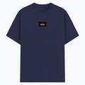 Basic T-Shirt | Unisex Fit, Sizes XS-2XL | 180 GSM Poly-Cotton Blend, DTF Ready | Bio-Wash, Silicon Finish, Durable Stitching | Adults | Personalized | DTF | Bold | Individuality | Rebellion | Everyday | Assertive - front - Navy Blue - mockup 1