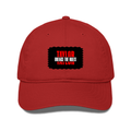 Classic Trucker Cap | Unisex | DTG Print | Breathable Mesh Back | Adjustable Snapback | Personalized | DTG | Bold | Individuality | Rebellion | Everyday | Assertive - front - Red - mockup 1