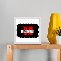 Framed Poster | Multiple Sizes | 300 GSM Art Paper | Laminated, Fade-Proof, 1-inch Frame | Unisex Home Decor | Personalized | DTG | Bold | Individuality | Rebellion | Everyday | Assertive