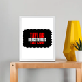 Framed Poster | Multiple Sizes | 300 GSM Art Paper | Laminated, Fade-Proof, 1-inch Frame | Unisex Home Decor | Personalized | DTG | Bold | Individuality | Rebellion | Everyday | Assertive - front_8x10In - 8x10In - mockup 2