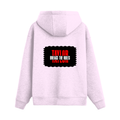 Oversized Hoodie | Unisex Relaxed Fit | 400 GSM Cotton Blend | DTG Printed | Drop Shoulder, Pre-Shrunk | Adults | Personalized | DTG | Bold | Individuality | Rebellion | Everyday | Assertive - back - Light Baby Pink - mockup 2