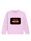 Oversized Sweatshirt | Roomy Relaxed Fit | 400 GSM Cotton Blend | Pre-Shrunk Drop Shoulder | Unisex Adult | Personalized | DTF | Bold | Individuality | Rebellion | Everyday | Assertive - front - Light Baby Pink - mockup 1