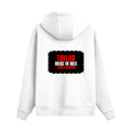 Oversized Hoodie | Relaxed Fit, Drop-Shoulder | 400 GSM Fabric | Warm, Durable | Unisex | Personalized | DTF | Bold | Individuality | Rebellion | Everyday | Assertive - back - White - mockup 2