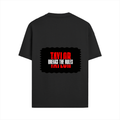 Male Standard Crew T-Shirt | Regular Fit | 100% Cotton (180 GSM) | DTG Print | Durable & Comfortable | Adult | Personalized | DTG | Bold | Individuality | Rebellion | Everyday | Assertive - back - Black - mockup 2