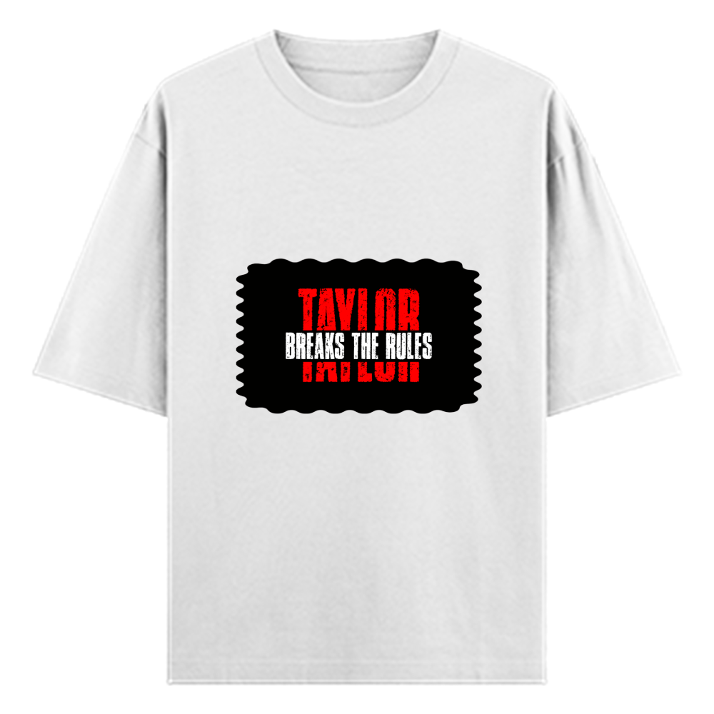 Oversized Standard T-Shirt | Unisex Relaxed Fit | 100% Super Combed Cotton DTG | Soft, Breathable & Durable | Adult | Personalized | DTG | Bold | Individuality | Rebellion | Everyday | Assertive - front - White - mockup 1