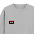 Oversized Standard T-Shirt | Unisex Relaxed Fit | 100% Super Combed Cotton DTG | Soft, Breathable & Durable | Adult | Personalized | DTG | Bold | Individuality | Rebellion | Everyday | Assertive - left pocket - Grey Melange - mockup 3