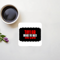 Acrylic Coaster | Standard | Durable Acrylic | UV Printed | Glossy Finish | Fade-Proof | Unisex | Personalized | Bold | Individuality | Rebellion | Everyday | Assertive - front_2 - Square - White - mockup 2