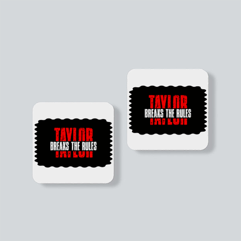 Fridge Magnet | Square | Durable Acrylic | UV Print, Strong Hold | Home & Living, Unisex | Personalized | Bold | Individuality | Rebellion | Everyday | Assertive - front - White - mockup 1