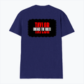 Male V Neck T-Shirt | Regular Fit | 180 GSM Bio-Washed Cotton | DTF Print | Double Stitched, Pre-Shrunk | Men | Personalized | DTF | Bold | Individuality | Rebellion | Everyday | Assertive - back - Royal Blue - mockup 2