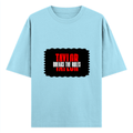 Oversized Classic T-Shirt | Unisex Fit | 100% Super-Combed Cotton | Pre-Shrunk, Double-Stitched | Adults | Personalized | DTF | Bold | Individuality | Rebellion | Everyday | Assertive - front - Baby Blue - mockup 1