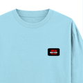 Oversized Classic T-Shirt | Unisex Fit | 100% Super-Combed Cotton | Pre-Shrunk, Double-Stitched | Adults | Personalized | DTF | Bold | Individuality | Rebellion | Everyday | Assertive - right pocket - Baby Blue - mockup 4