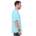 Oversized Classic T-Shirt | Unisex Fit | 100% Super-Combed Cotton | Pre-Shrunk, Double-Stitched | Adults | Personalized | DTF | Bold | Individuality | Rebellion | Everyday | Assertive - left sleeve - Baby Blue - mockup 5