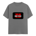 Classic Crew T-Shirt | Men's Regular Fit | 180 GSM Bio-Washed Cotton | DTG Print Ready | Double-Stitched & Ribbed Neck | Personalized | DTG | Bold | Individuality | Rebellion | Everyday | Assertive - front - Charcoal Melange - mockup 1