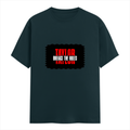 Classic Crew T-Shirt | Men's Regular Fit | 180 GSM Bio-Washed Cotton | DTG Print Ready | Double-Stitched & Ribbed Neck | Personalized | DTG | Bold | Individuality | Rebellion | Everyday | Assertive - front - Petrol Blue - mockup 1