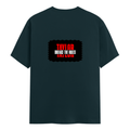 Classic Crew T-Shirt | Men's Regular Fit | 180 GSM Bio-Washed Cotton | DTG Print Ready | Double-Stitched & Ribbed Neck | Personalized | DTG | Bold | Individuality | Rebellion | Everyday | Assertive - back - Petrol Blue - mockup 2