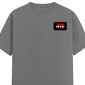 Classic Crew T-Shirt | Men's Regular Fit | 180 GSM Bio-Washed Cotton | DTG Print Ready | Double-Stitched & Ribbed Neck | Personalized | DTG | Bold | Individuality | Rebellion | Everyday | Assertive - left pocket - Charcoal Melange - mockup 3