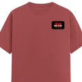 Classic Crew T-Shirt | Men's Regular Fit | 180 GSM Bio-Washed Cotton | DTG Print Ready | Double-Stitched & Ribbed Neck | Personalized | DTG | Bold | Individuality | Rebellion | Everyday | Assertive - left pocket - Coral - mockup 3
