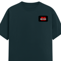 Classic Crew T-Shirt | Men's Regular Fit | 180 GSM Bio-Washed Cotton | DTG Print Ready | Double-Stitched & Ribbed Neck | Personalized | DTG | Bold | Individuality | Rebellion | Everyday | Assertive - left pocket - Petrol Blue - mockup 3