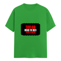 Female Classic Crew T-Shirt | Women's Regular Fit | 180 GSM Bio-Washed Cotton | Double Stitched, Pre-Shrunk | Personalized | DTG | Bold | Individuality | Rebellion | Everyday | Assertive - front - Flag Green - mockup 1