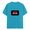 Female Classic Crew T-Shirt | Women's Regular Fit | 180 GSM Bio-Washed Cotton | Double Stitched, Pre-Shrunk | Personalized | DTG | Bold | Individuality | Rebellion | Everyday | Assertive - back - SkyBlue - mockup 2