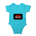 Rompers | Regular Fit Baby & Toddler | Bio-Washed Cotton | Double Stitched, Pre-Shrunk | Unisex | Personalized | DTG | Bold | Individuality | Rebellion | Everyday | Assertive - front - SkyBlue - mockup 1