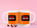 Color Coffee Mug | 11 oz Ceramic | DTG Printed | Inner & Handle Color, Fade-Proof | Unisex Adult | Personalized | DTG | Bold | Individuality | Rebellion | Everyday | Assertive - front - White - mockup 1