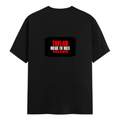 Men's Classic Crew T-Shirt | Regular Fit | 180 GSM Bio-Washed Cotton | DTF Print Ready | Pre-Shrunk, Durable | Personalized | DTF | Bold | Individuality | Rebellion | Everyday | Assertive - back - Black - mockup 2