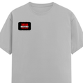 Men's Classic Crew T-Shirt | Regular Fit | 180 GSM Bio-Washed Cotton | DTF Print Ready | Pre-Shrunk, Durable | Personalized | DTF | Bold | Individuality | Rebellion | Everyday | Assertive - right pocket - Grey Melange - mockup 4