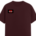 Men's Classic Crew T-Shirt | Regular Fit | 180 GSM Bio-Washed Cotton | DTF Print Ready | Pre-Shrunk, Durable | Personalized | DTF | Bold | Individuality | Rebellion | Everyday | Assertive - right pocket - Maroon - mockup 4