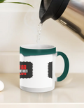 Magic Coffee Mug | 11 oz | Ceramic | Heat-Activated Design Reveal | Unisex | Personalized | Bold | Individuality | Rebellion | Everyday | Assertive - front_11oz Green - 11oz Green - mockup 2