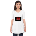 Female Maternity Dress | Regular Fit | Bio-Washed Cotton Blend | Double Stitched Seam | Women | Personalized | DTF | Bold | Individuality | Rebellion | Everyday | Assertive - front - White - mockup 1