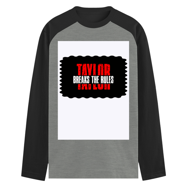 Male Raglan T-Shirt | Regular Fit Men's | 180 GSM Bio-Washed Cotton | DTF Print | Double Stitched Seams | Personalized | DTF | Bold | Individuality | Rebellion | Everyday | Assertive