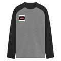 Male Raglan T-Shirt | Regular Fit Men's | 180 GSM Bio-Washed Cotton | DTF Print | Double Stitched Seams | Personalized | DTF | Bold | Individuality | Rebellion | Everyday | Assertive - left pocket - mockup 3