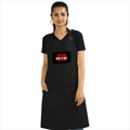 Apron | Onesize Unisex Adult | Cotton DTG Printed | Pockets & Adjustable Straps | Personalized | DTG | Bold | Individuality | Rebellion | Everyday | Assertive - front - Black - mockup 1