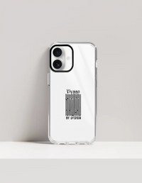Hard Clear Case | iPhone | TPU Sides & PC Back | Detachable Camera Protector, Scratch-Proof | Unisex | Personalized | Typographic | Self-identity | Everyday | Assertive