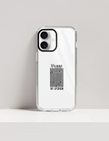 Hard Clear Case | iPhone | TPU Sides & PC Back | Detachable Camera Protector, Scratch-Proof | Unisex | Personalized | Typographic | Self-identity | Everyday | Assertive - front_16 Plus - 16 Plus - mockup 5