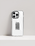 Hard Clear Case | iPhone | TPU Sides & PC Back | Detachable Camera Protector, Scratch-Proof | Unisex | Personalized | Typographic | Self-identity | Everyday | Assertive - front_16 Pro - 16 Pro - mockup 6