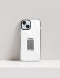 Hard Clear Case | iPhone | TPU Sides & PC Back | Detachable Camera Protector, Scratch-Proof | Unisex | Personalized | Typographic | Self-identity | Everyday | Assertive - front_15 - 15 - mockup 8