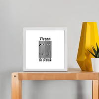Framed Poster | Multiple Sizes | 300 GSM Art Paper | Laminated, Fade-Proof, 1-inch Frame | Unisex Home Decor | Personalized | DTG | Typographic | Self-identity | Everyday | Assertive