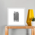 Framed Poster | Multiple Sizes | 300 GSM Art Paper | Laminated, Fade-Proof, 1-inch Frame | Unisex Home Decor | Personalized | DTG | Typographic | Self-identity | Everyday | Assertive - front_10x10In - 10x10In - mockup 3