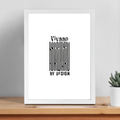 Framed Poster | Multiple Sizes | 300 GSM Art Paper | Laminated, Fade-Proof, 1-inch Frame | Unisex Home Decor | Personalized | DTG | Typographic | Self-identity | Everyday | Assertive - front_12x16In - 12x16In - mockup 6