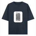 Oversized Standard T-Shirt | Unisex Relaxed Fit | 100% Super Combed Cotton DTG | Soft, Breathable & Durable | Adult | Personalized | DTG | Typographic | Self-identity | Everyday | Assertive - front - Navy Blue - mockup 1