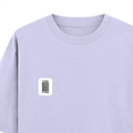 Oversized Standard T-Shirt | Unisex Relaxed Fit | 100% Super Combed Cotton DTG | Soft, Breathable & Durable | Adult | Personalized | DTG | Typographic | Self-identity | Everyday | Assertive - left pocket - Lavender - mockup 3