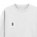 Oversized Standard T-Shirt | Unisex Oversized Fit | 180 GSM 100% Super Combed Cotton | DTF Print | Soft & Durable | Personalized | DTF | Typographic | Self-identity | Everyday | Assertive - left pocket - White - mockup 3