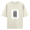 Oversized Classic T-Shirt | Unisex Fit | 100% Super-Combed Cotton | Pre-Shrunk, Double-Stitched | Adults | Personalized | DTF | Typographic | Self-identity | Everyday | Assertive - front - Off White - mockup 1
