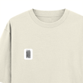 Oversized Classic T-Shirt | Unisex Fit | 100% Super-Combed Cotton | Pre-Shrunk, Double-Stitched | Adults | Personalized | DTF | Typographic | Self-identity | Everyday | Assertive - left pocket - Off White - mockup 3