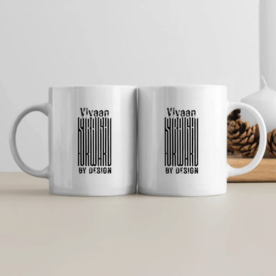 White Coffee Mug | 11 oz Unisex | Premium Ceramic Sublimation | Fade-Proof Glossy Finish | For Him & Her | Personalized | Typographic | Self-identity | Everyday | Assertive - front - White - mockup 1