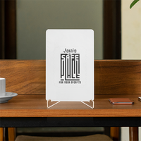 Acrylic Display Stand | 4x6 Inch | Clear Acrylic | UV Printed Tabletop | Customizable | Unisex | Personalized | Typographic | Trust | Secrets | Everyday